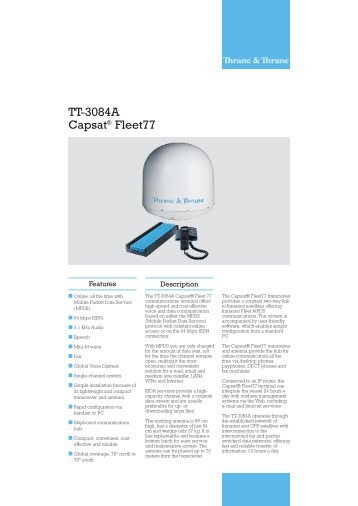 TT-3084A Capsat® Fleet77 - Explorer Satellite