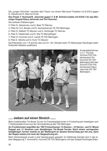 August 2011 / Nr. 330 - TSV Betzingen