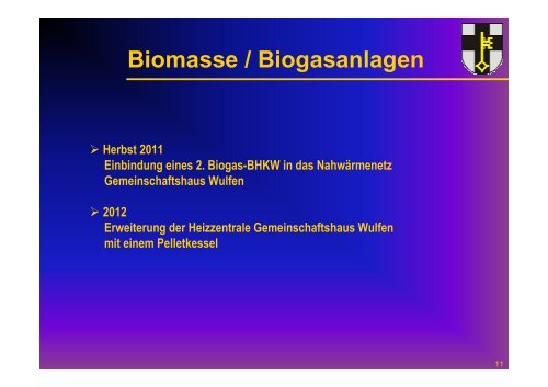 Biomasse / Biogasanlagen - Stadt Dorsten