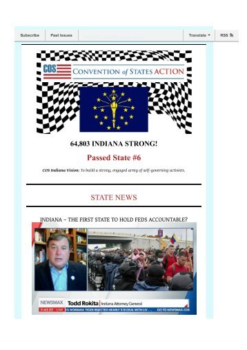 COS Indiana Newsletter June