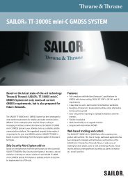 SAILOR® TT-3000E mini-C GMDSS SYSTEM