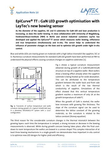 EpiCurve® TT - Laytec