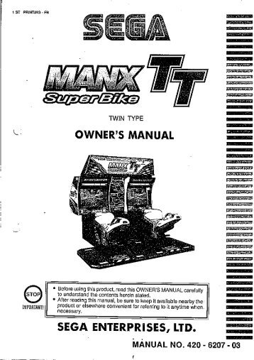 MANX TT - Sega Enterprises USA