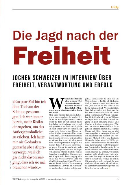 Erfolg Magazin Ausgabe 04-2022