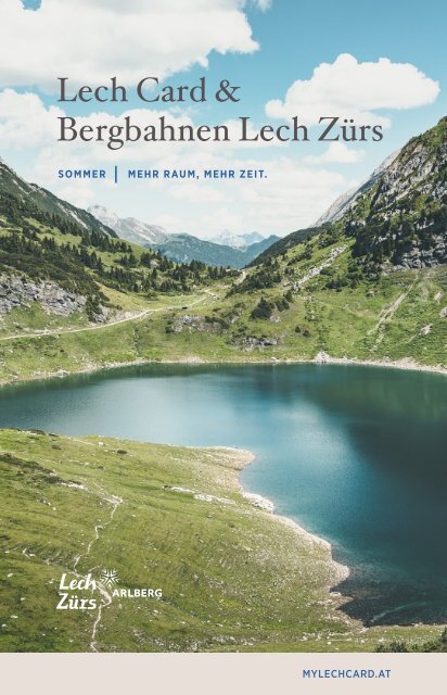 Sommerfolder_Bergbahnen Lech Zürs