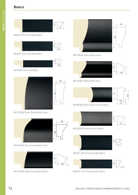 nielsen Professional Framing Catalogue 2022