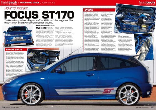 focus ST170 - Fast Ford