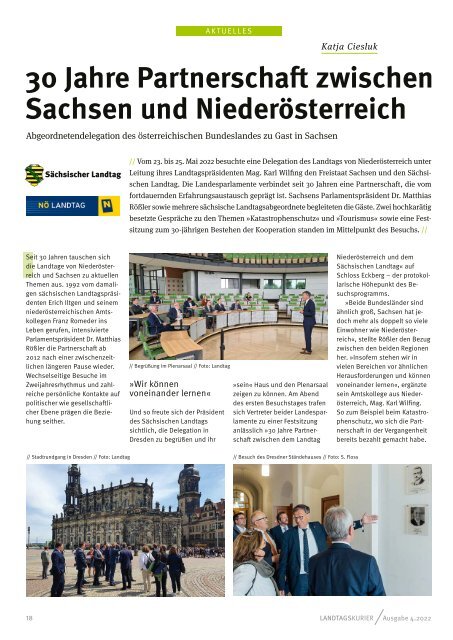 Landtagskurier, Ausgabe 4/22