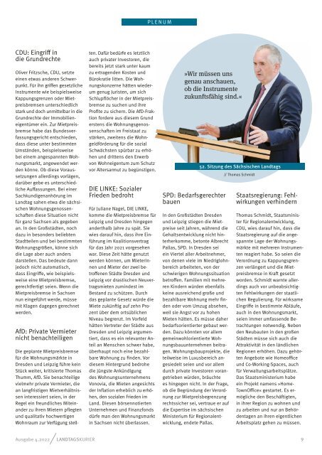 Landtagskurier, Ausgabe 4/22