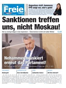 Sanktionen treffen uns, nicht Moskau!