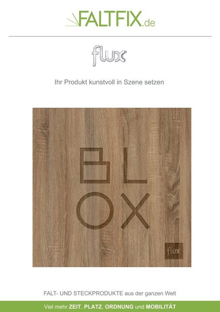 FALTFIX.de - Flux BLOX Katalog 2022