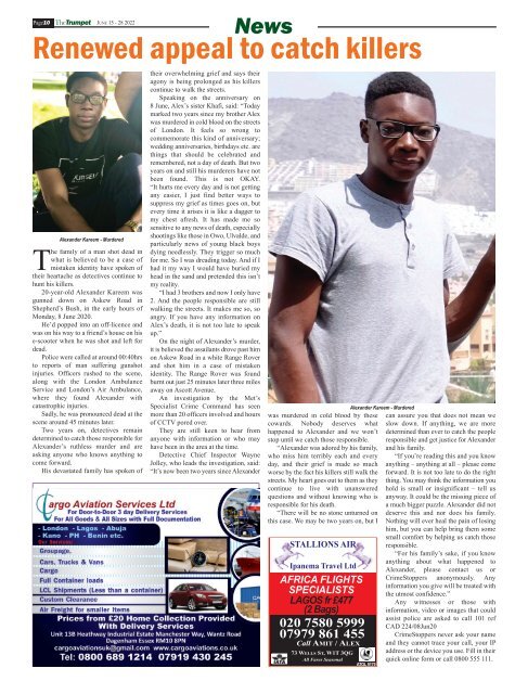 The Trumpet Newspaper Issue 573 (June 15 - 28 2022)