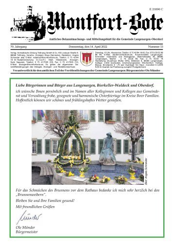 Montfort-Bote 14.04.2022