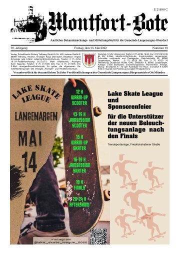Montfort-Bote 13.05.2022