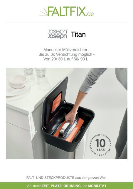 FALTFIX.de - Joseph Joseph Titan Katalog 2022