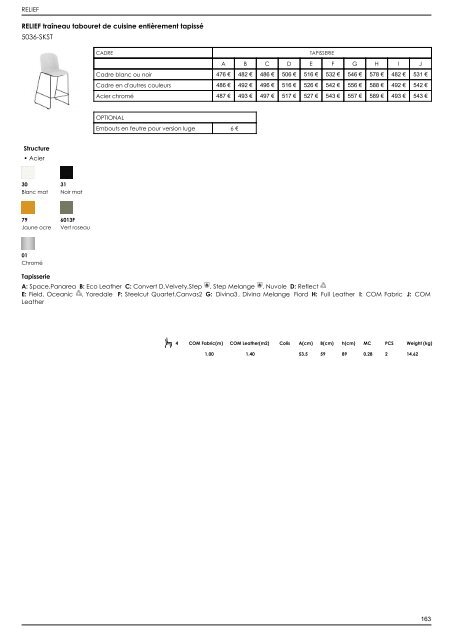 Liste de Prix Contract_FR_2022