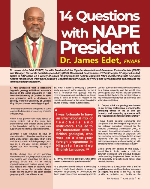 NAPENews Magazine June 2022 Edition