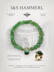 I & S Hammerl, Paraibakette mit grünem Turmalinanhänger und Ring