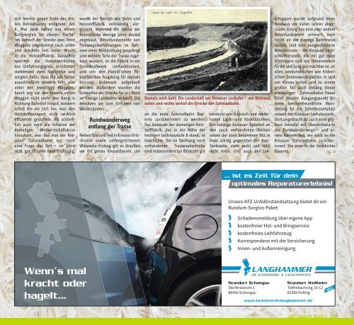 altlandkreis - Das Magazin für den westlichen Pfaffenwinkel - Ausgabe Juli/August 2022