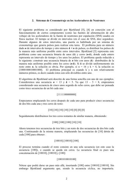 El Algoritmo de Euclides Genera Ritmos ... - Musicas a lo lejos