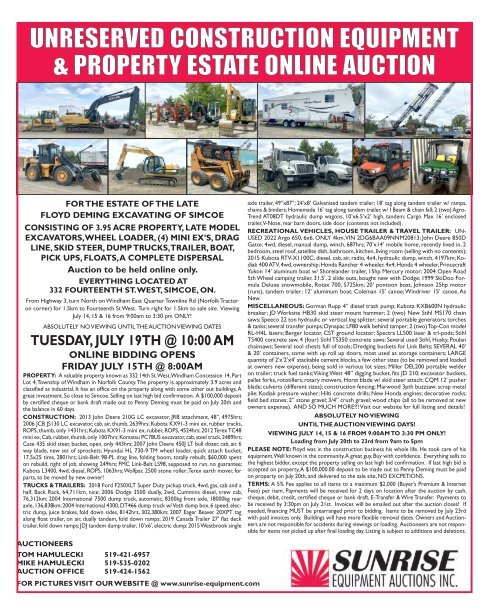 Woodbridge Advertiser/AuctionLists.ca - 2022-06-27