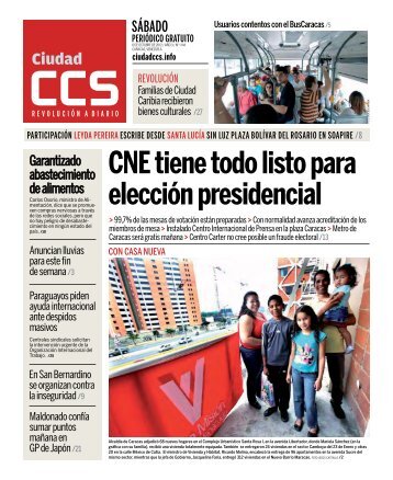 descarga el pdf de hoy - Ciudad CCS