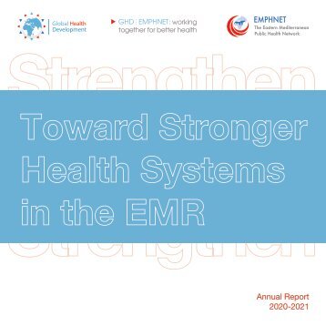 Toward Stronger Health Systems in the Eastern Mediterranean