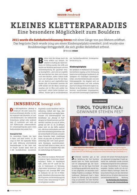 Region Tirol – Ausgabe Juni 2022