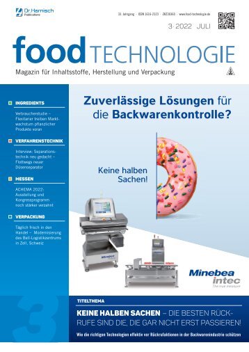 food TECHNOLOGIE 3/2022