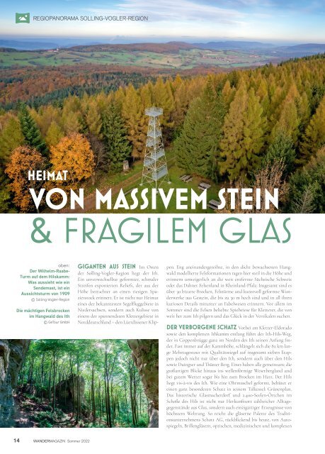 Solling-Vogler-Region – Wandermagazin 215