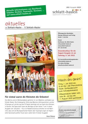 aktuelles schlatt-haslen_07-juli-2022