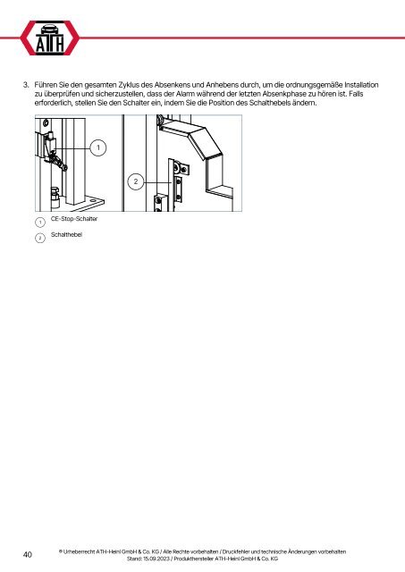 ATH-Heinl Bedienungsanleitung Four Lift 55HP/HAP