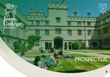 Jesus College Prospectus  - English Version - NEW