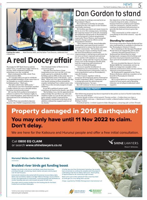 North Canterbury News: June 30, 2022