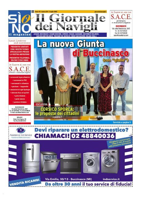 Giornale dei Navigli n. 26 - 1 luglio 2022