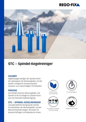 Spindle taper cleaner – STC Flyer GERMAN
