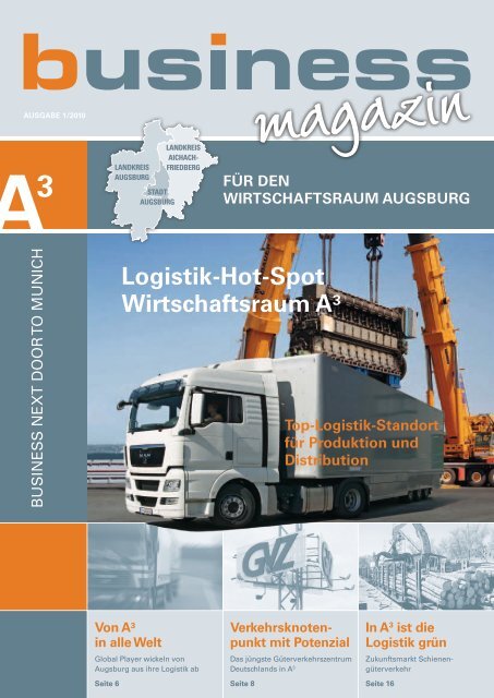 A3 Business Magazin - im Wirtschaftsraum Augsburg.