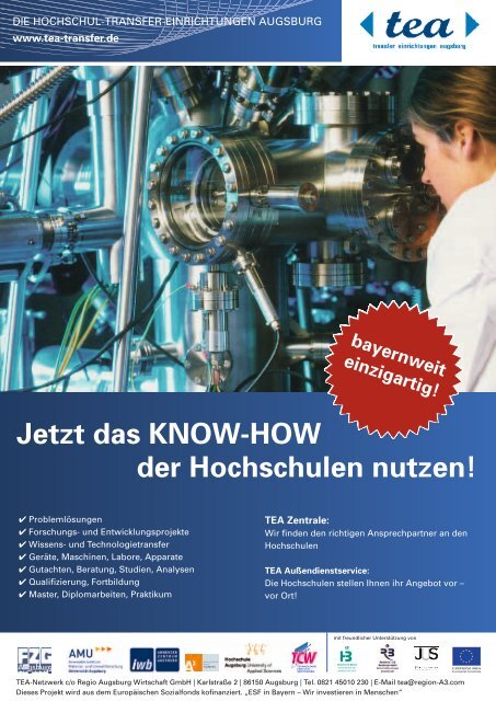 A3 Business Magazin - im Wirtschaftsraum Augsburg.