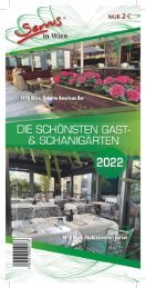 Servus in Wien - Die schönsten Gast- & Schanigärten 2022