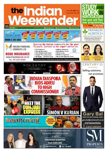The Indian Weekender, 01 July 2022