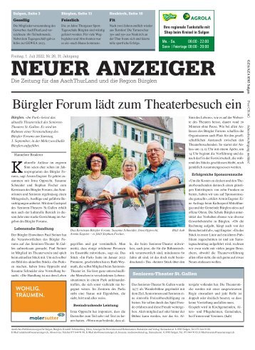 Neuer Anzeiger 1. Juli 2022