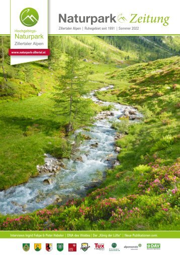 Naturpark Zillertal - Naturparkzeitung 2022