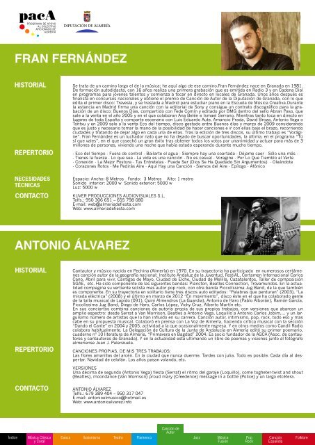 PACA 2012 INTERACTIVO.pdf - Diputación Provincial de Almería