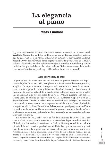 diccionario de la música cubana - Herencia Latina