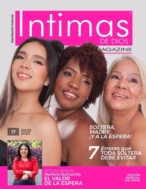 Íntimas de Dios Magazine - Julio 2022