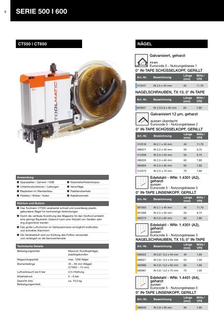 Broschüre Toolmatic 2021