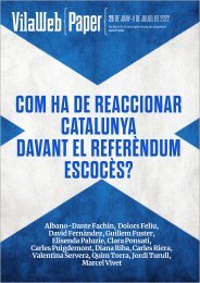 Com ha de reaccionar Catalunya davant el referèndum escocès?