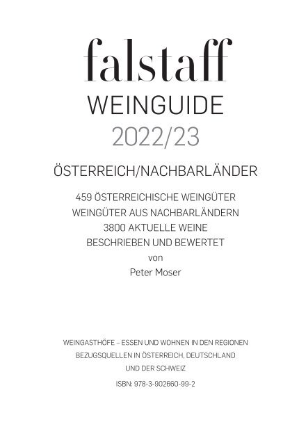 Weinguide Österreich 2022/23