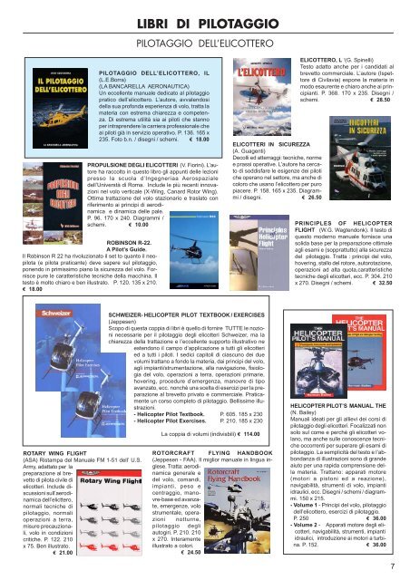 LIBRI DI PILOTAGGIO - La Bancarella Aeronautica