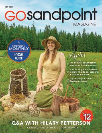 GO Sandpoint Magazine July 2022